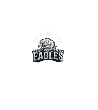 Philadelphia Eagles model albastru deschis pe tricou