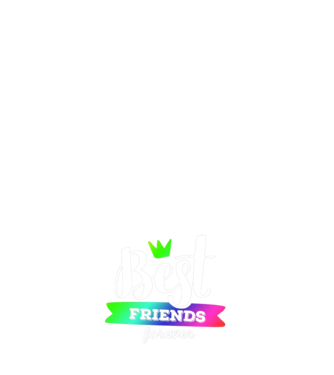 Best friends forever model albastru închis pe tricou