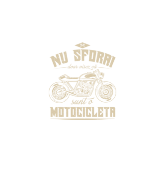 nu sforăi, doar visez că sunt o motocicletă model negru pe tricou
