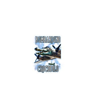 Bombardino Crocodilo model nisipiu pe tricou