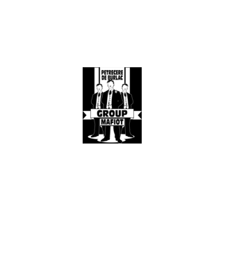 Group Mafiot model negru pe tricou