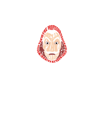 money heist logo names model negru pe tricou