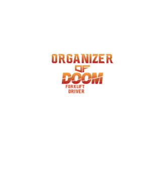 organizer of DOOM model negru pe tricou