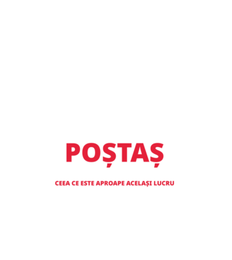 Supererou poştaş model negru pe tricou