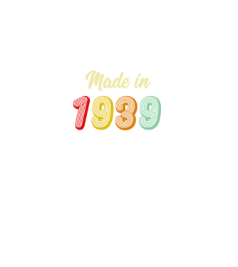made in 1939 retro model negru pe tricou