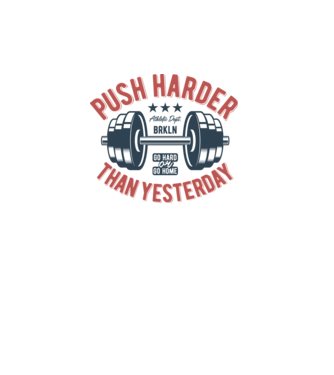 push harder model roz pe tricou
