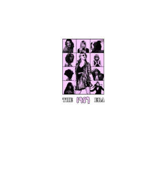 Taylor Swift ERAS lilac model negru pe tricou