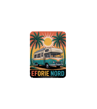 Eforie Nord model alb pe tricou
