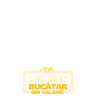 Cel mai bun bucătar din galaxie model albastru închis pe tricou
