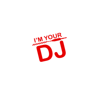 Im your DJ model negru pe tricou