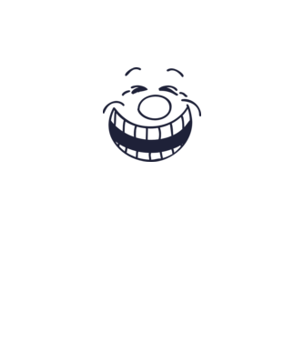 Funny Face Smiley model nisipiu pe tricou