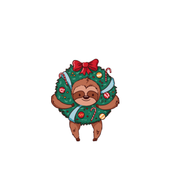 Christmas model alb pe tricou