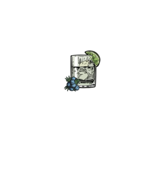 Let the fun be gin model negru pe tricou