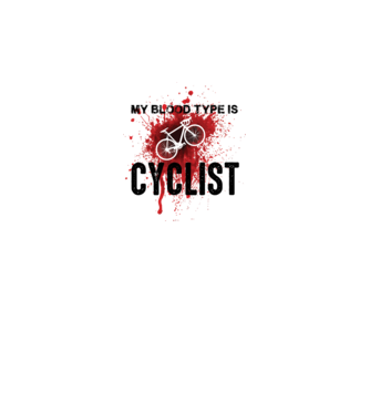 My blood type model alb pe tricou