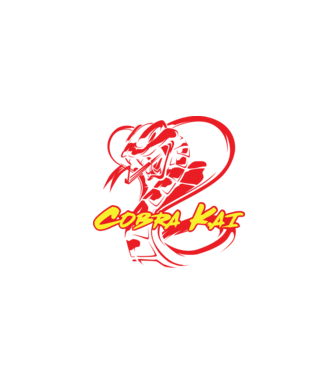 cobra kai simple model negru pe tricou