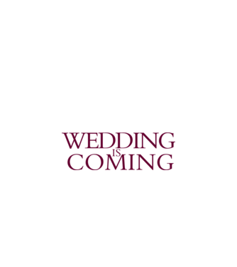 Wedding is coming model nisipiu pe tricou