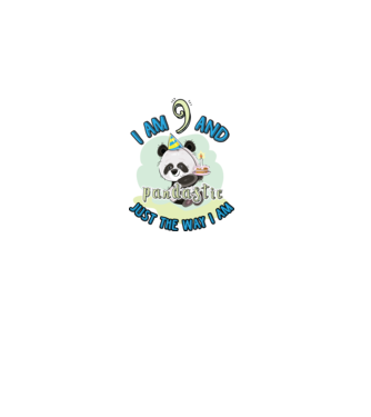PANDASTIC 9 model alb pe tricou