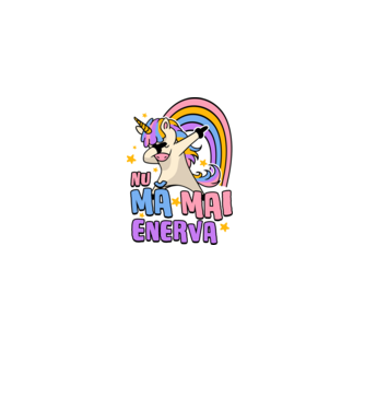 Nu mă mai enerva model negru pe tricou