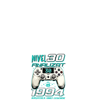Nivel finalizat 30 1995 model alb pe tricou