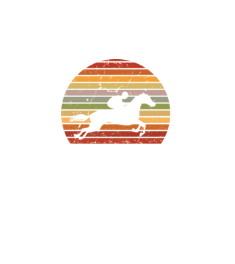 horse race model turcoaz pe tricou