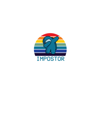 Impostor model negru pe tricou