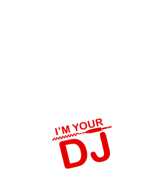 Im your DJ model albastru închis pe tricou