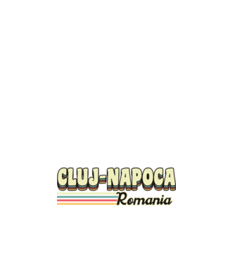România Cluj-Napoca model negru pe tricou