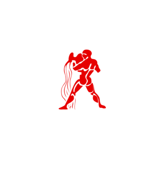 Aquarius Horoscope model alb pe tricou