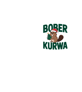 Bober kurwa xmas model galben neon pe tricou