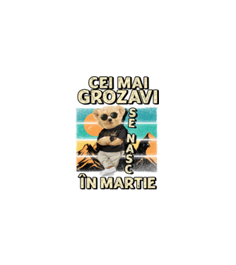 RETRO teddy MARTIE model negru pe tricou