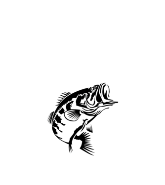 AngryFish model alb pe tricou