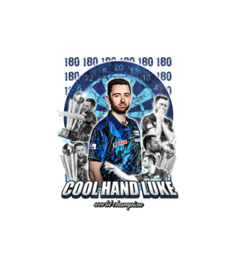 Luke Humphries World Champion model alb pe tricou