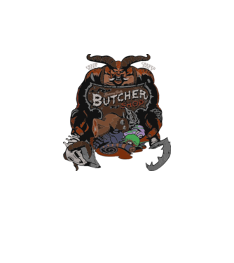 Heroes of the Storm - Butcher (snapsleek) model negru pe tricou