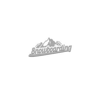 Snowboarding model alb pe tricou