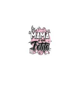 Mamă a unei fetițe model alb pe tricou
