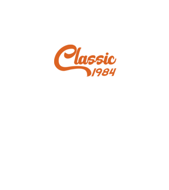 1984 Classic model alb pe tricou