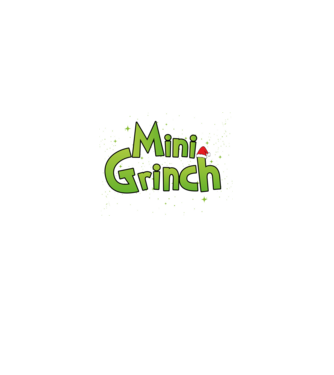 Grinch Family Mini Grinch model negru pe tricou
