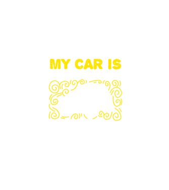 My car is older than me and I love it model negru pe tricou