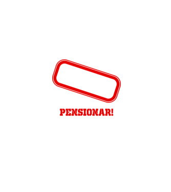 Atenție! Pensionar! Știe totul și are timp să-ți demonstreze! model negru pe tricou