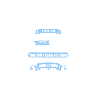 I am an accountant I solve problems model negru pe tricou