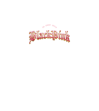 BLACPINK in your area model negru pe tricou