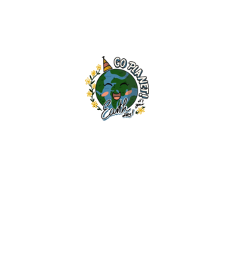 Go planet model alb pe tricou