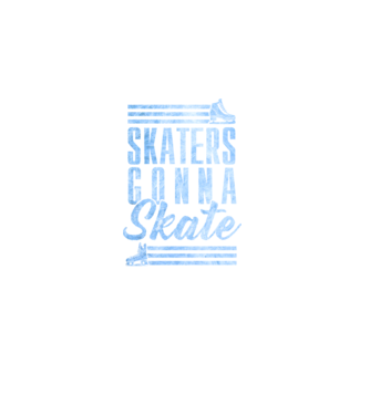 skaters gonna skate model negru pe tricou