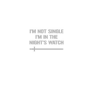 Im not single...! model negru pe tricou