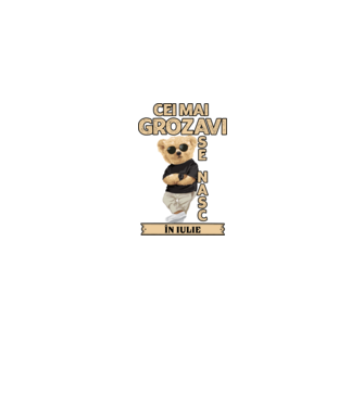 Teddy cel cool iulie model albastru jeanși pe tricou