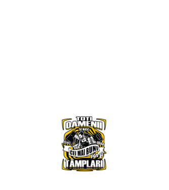 Toți oamenii tâmplari model alb pe tricou