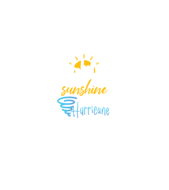 October Girls are Sunshine mixed with a little Hurricane model negru pe tricou