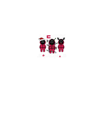 Merry squidmas model negru pe tricou