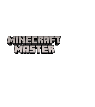 Minecraft Master model negru pe tricou