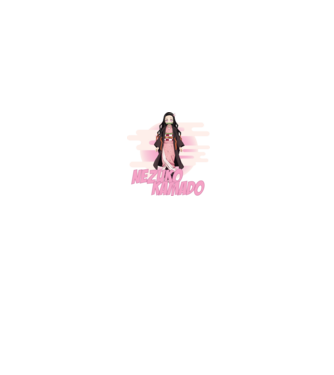Demon Slayer  Nezuko model alb pe tricou